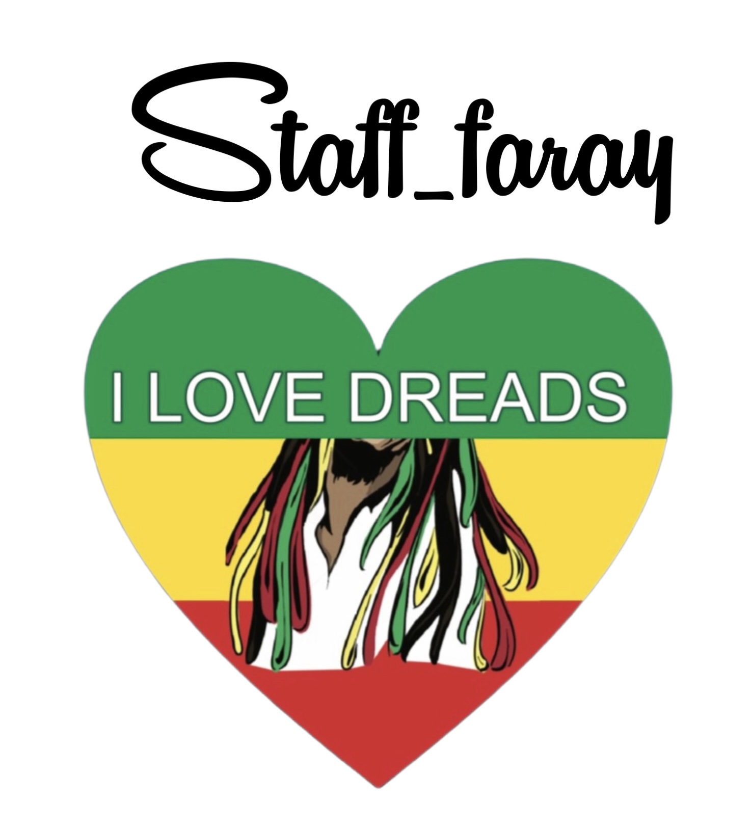 Logo Staff Faray — I Love Dreads